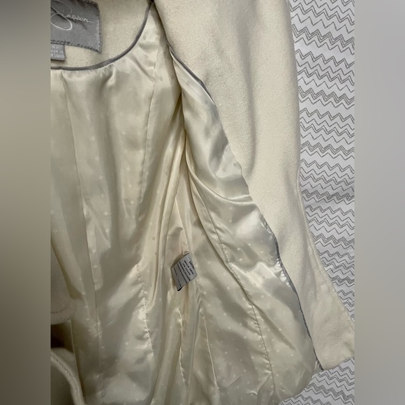 Cream Colored Jessica Simpson Peacoat - Picture 5 of 11